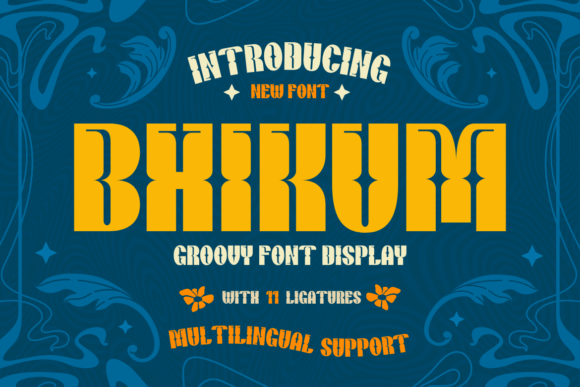 Bhikum: A Bold Display Font for Web Design