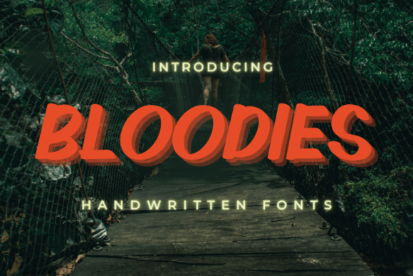 Bloodies Font for Creative Projects
