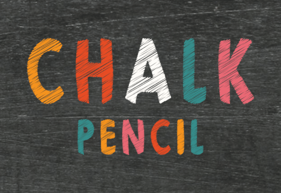 Chalk Pencil Font for Creative Projects