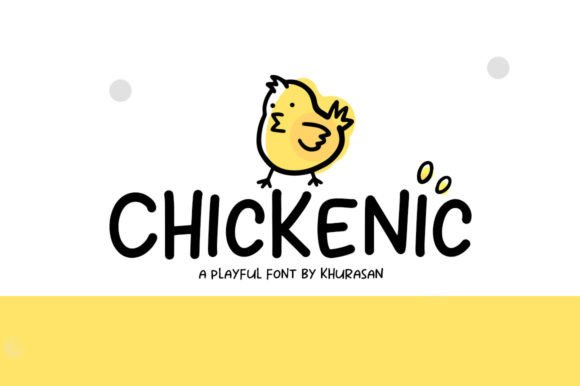 Chickenic: A Fancy Display Font for Creative Projects