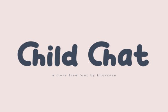 Child Chat Font for Creative Projects