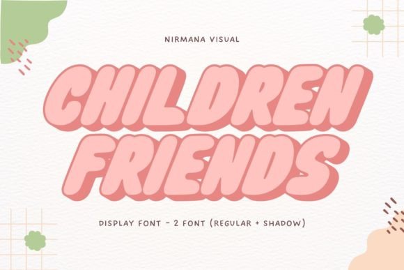 Children Friends Font
