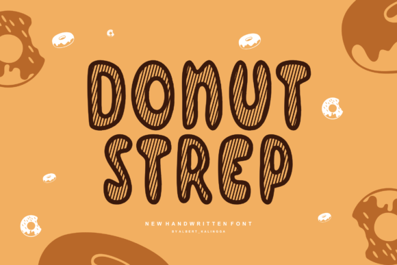 Donut Strep Font for Web Design