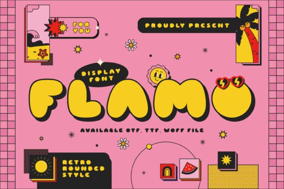 Flamo Font for Creative Projects