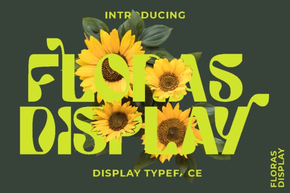 Floras Display Font for Bold Web Design