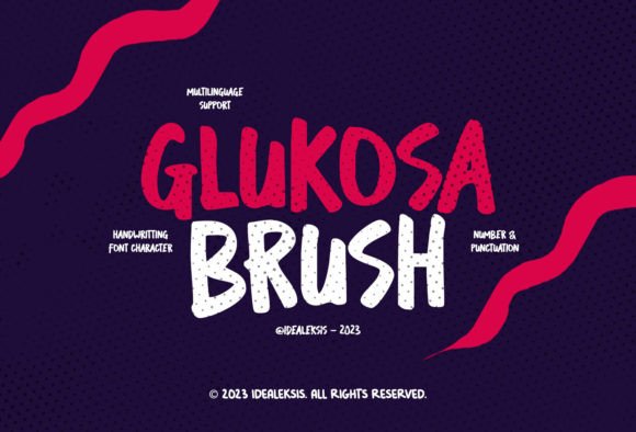 Glukosa Brush Font for Creative Brands
