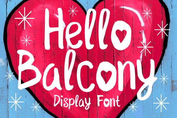 Hello Balcony Font for Creative Projects