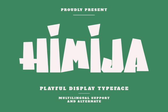 Himija: A Playful Display Font for Small Business Branding