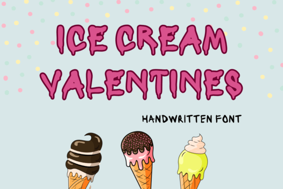 Ice Cream Valentines Font