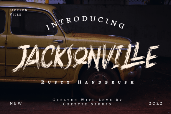 Jacksonville Hand Brush Font
