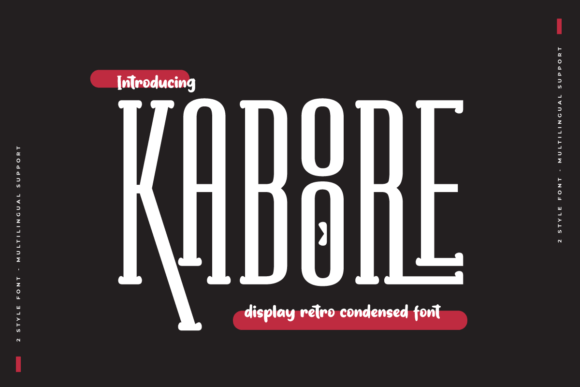 Kaboore Font: Bold & Unique Display