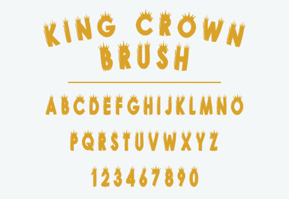 King Crown Brush Font Review