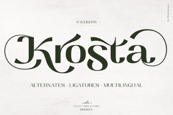 Krosta: A Premium Display Font for Impactful Campaigns