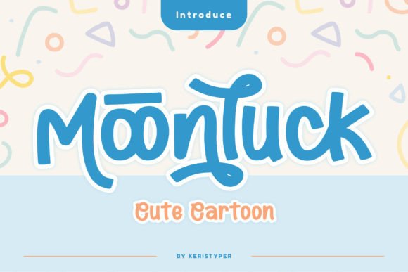 Moonluck Font for Creative Campaigns