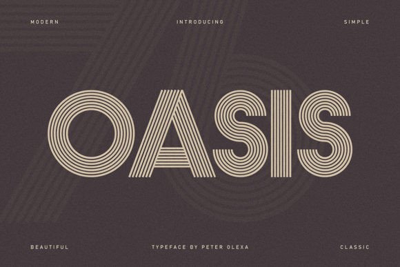 Oasis Font for Business Branding