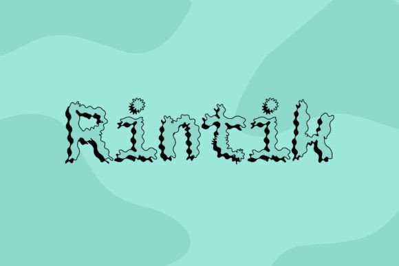 Rintik: A Handwritten Font for Creative Projects