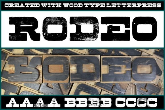 Rodeo Font: Bold Display Type
