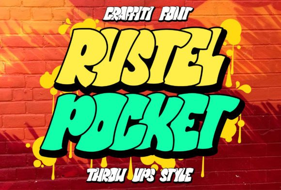 Rustel Pocket: Bold Display Font for Creative Projects