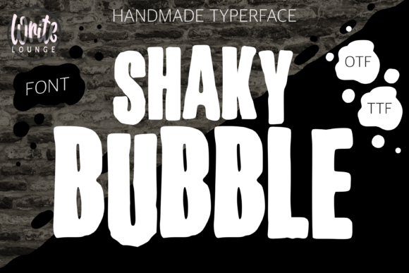 Shaky Bubble Font for Creative Web Design