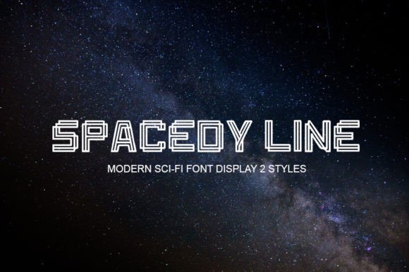 Spacedyline Font for Modern Campaigns