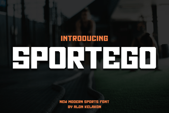 Sportego: A Trendy Display Font