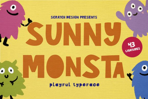 Sunny Monsta Font for Playful Branding