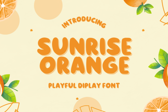 Sunrise Orange Font Review