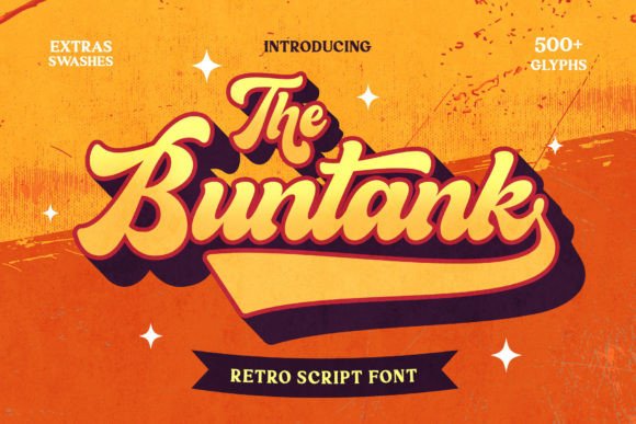 The Buntank: A Retro Font for Modern Branding