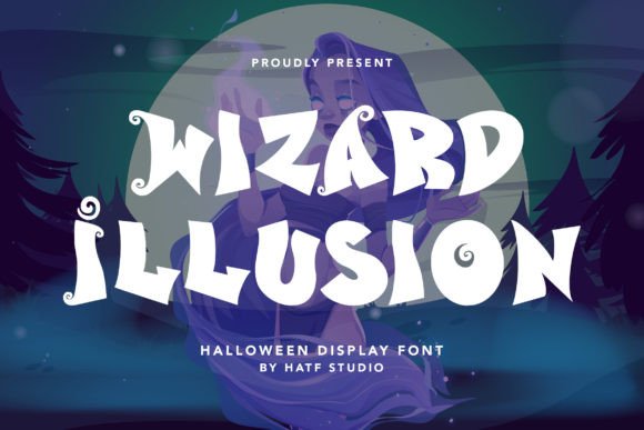Wizard Illusion Font for Halloween Branding